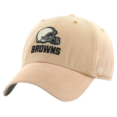 Cleveland Browns '47 Dusted Relaxed Franchise Fitted Hat Khaki | 47 brand