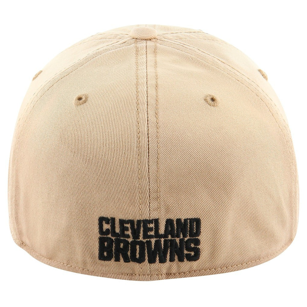 Cleveland Browns '47 Dusted Relaxed Franchise Fitted Hat Khaki | 47 brand