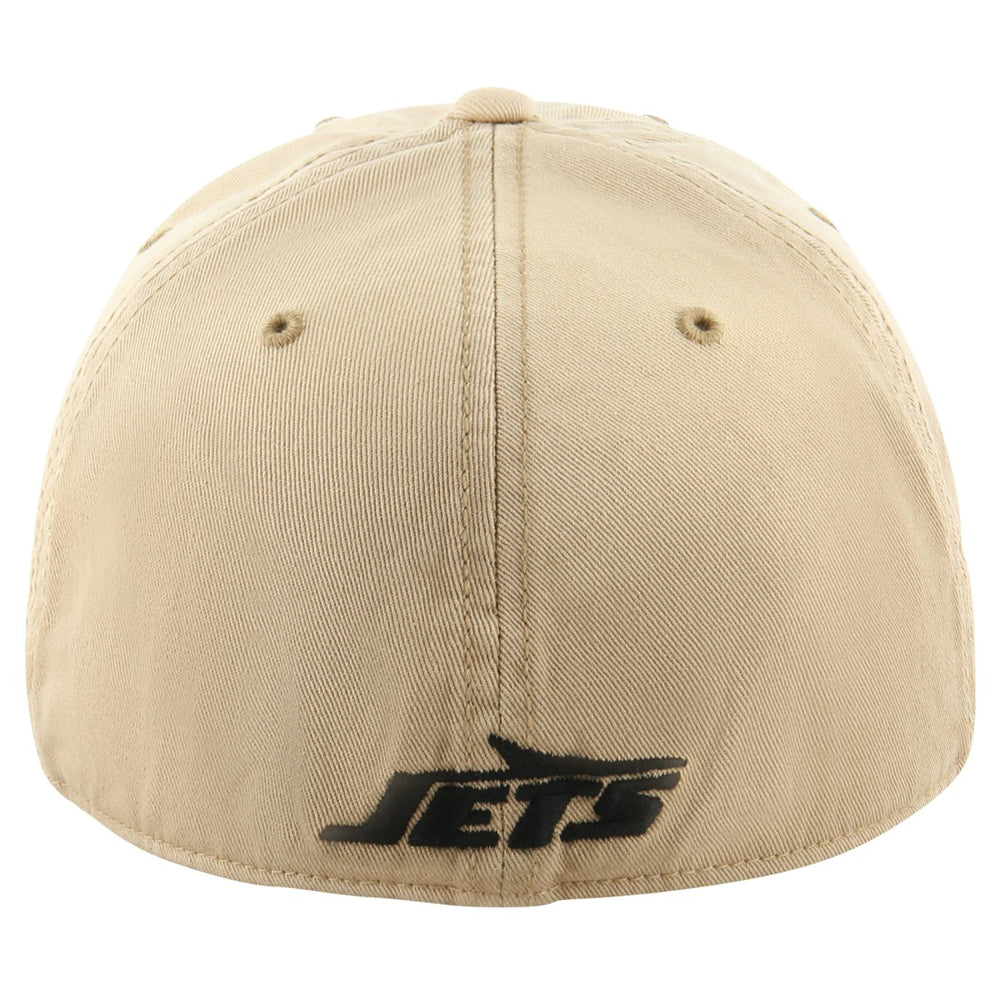 New York Jets '47 Dusted Relaxed Franchise Fitted Hat Khaki | 47 brand