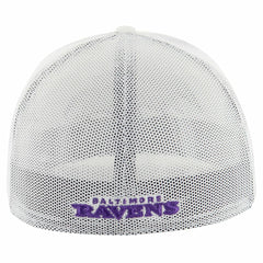 Baltimore Ravens '47 Snowball Trophy Stretch Fit Hat White | 47 brand