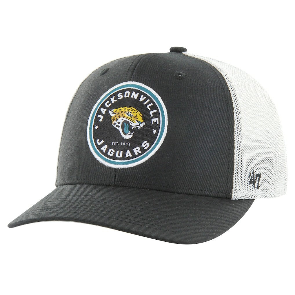 Jacksonville Jaguars '47 Disclose Trophy Stretch Fit Hat Black | 47 brand