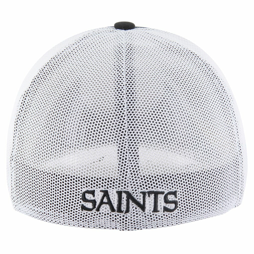 New Orleans Saints '47 Disclose Trophy Stretch Fit Hat Black | 47 brand