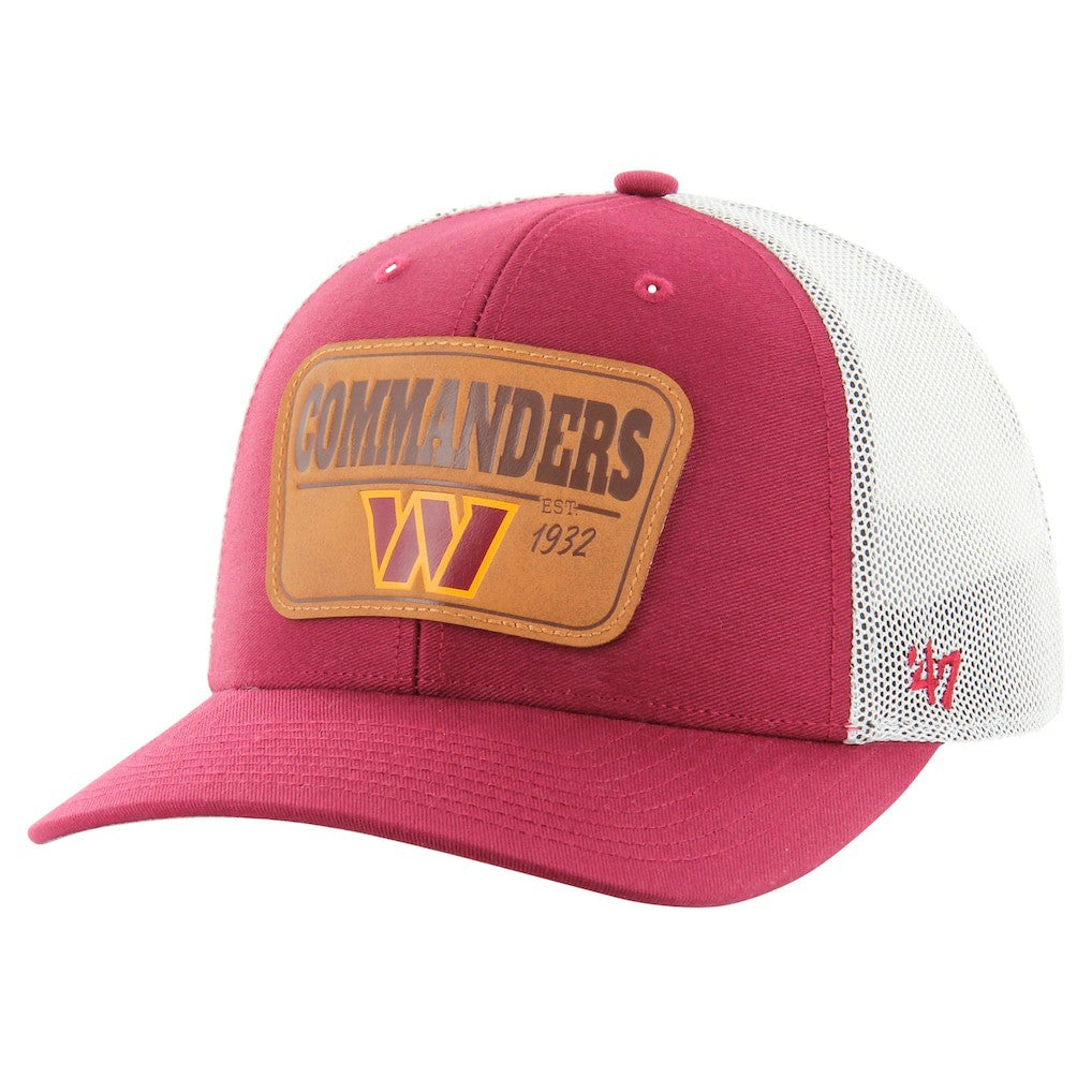 Washington Commanders '47 Thrash Trophy Flex Hat Burgundy/White | 47 brand
