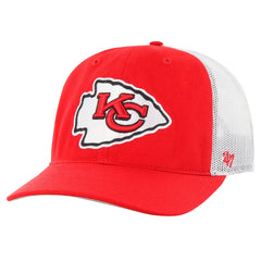 Kansas City Chiefs '47 Team Unstructured Trucker Adjustable Hat Red/White | 47 brand