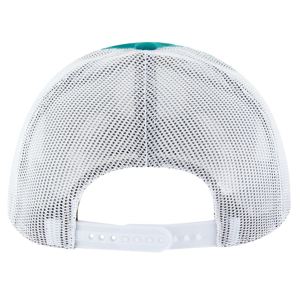 Miami Dolphins '47 Team Unstructured Trucker Adjustable Hat Aqua/White | 47 brand