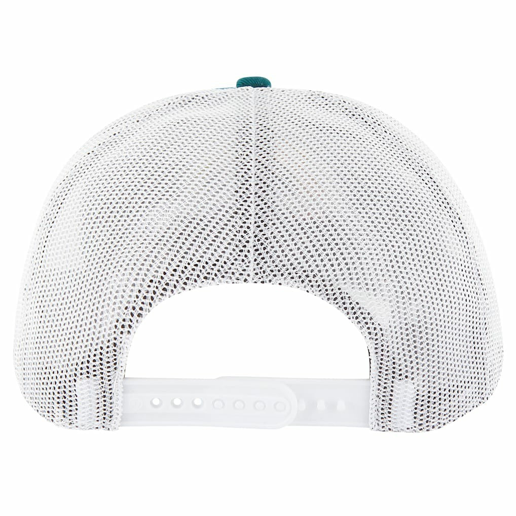 Philadelphia Eagles '47 Team Unstructured Trucker Adjustable Hat Green/White | 47 brand