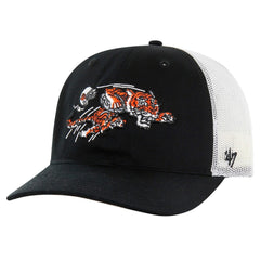 Cincinnati Bengals '47 Team Unstructured Trucker Adjustable Hat Black/White | 47 brand