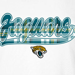 Jacksonville Jaguars New Era Women's 3rd Down T-Shirt White/Teal | NFL