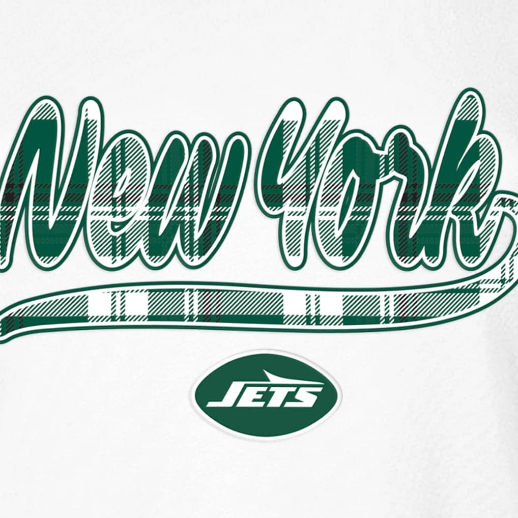 New York Jets New Era Women's 3rd Down T-Shirt White/Green | NFL