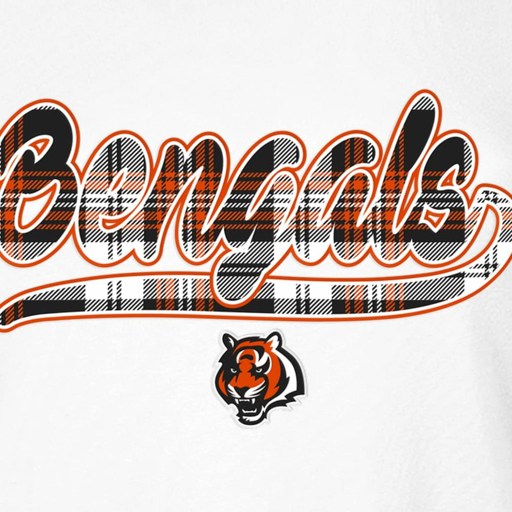 Cincinnati Bengals New Era Women's 3rd Down T-Shirt White/Orange | NFL