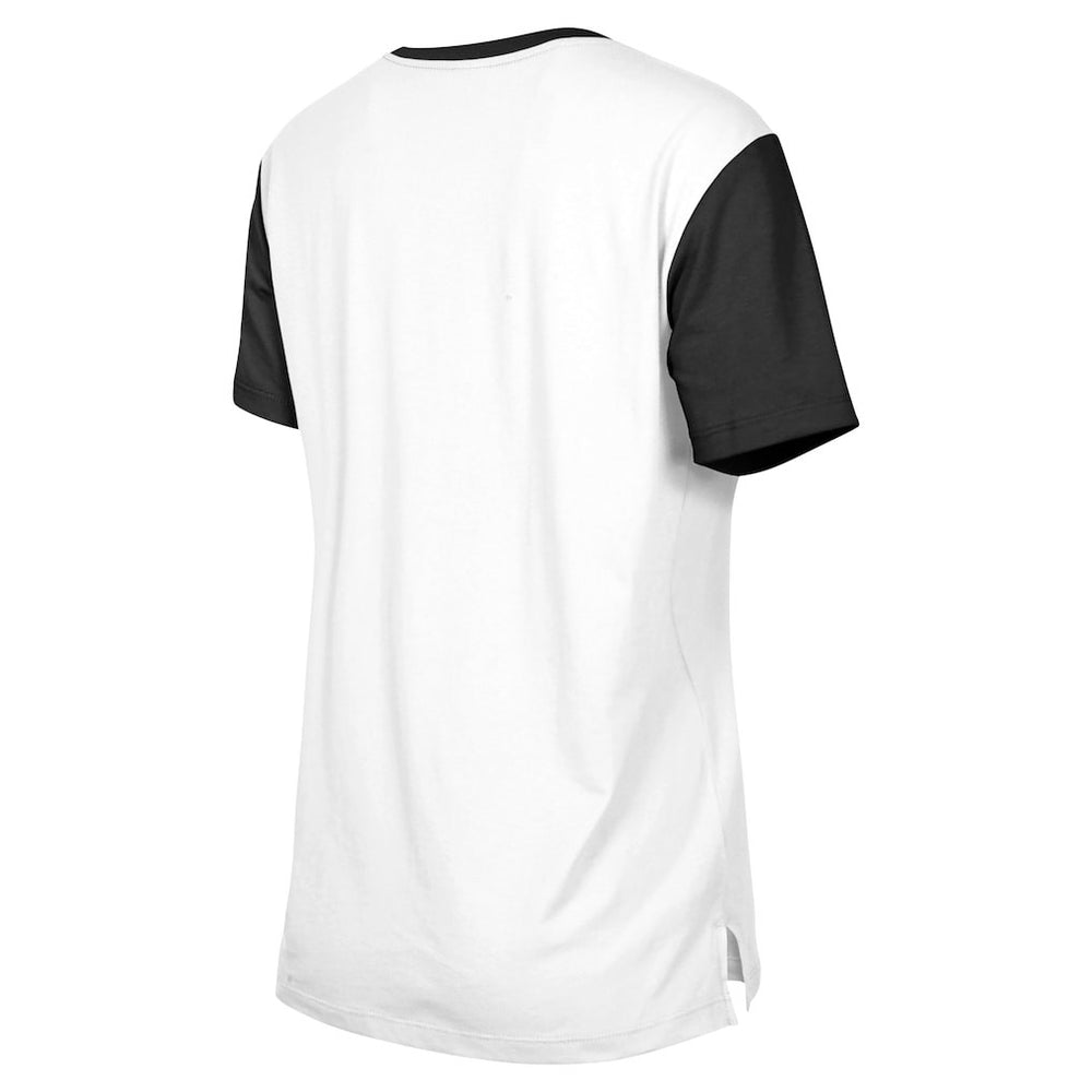 Pittsburgh Steelers New Era Women's 3rd Down T-Shirt White/Black | NFL