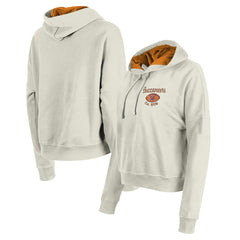 Tampa Bay Buccaneers New Era Women's 3rd Down Historic Pullover Hoodie Cream | NFL
