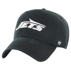 New York Jets '47 Clean Up Tonal Adjustable Hat Black | 47 brand