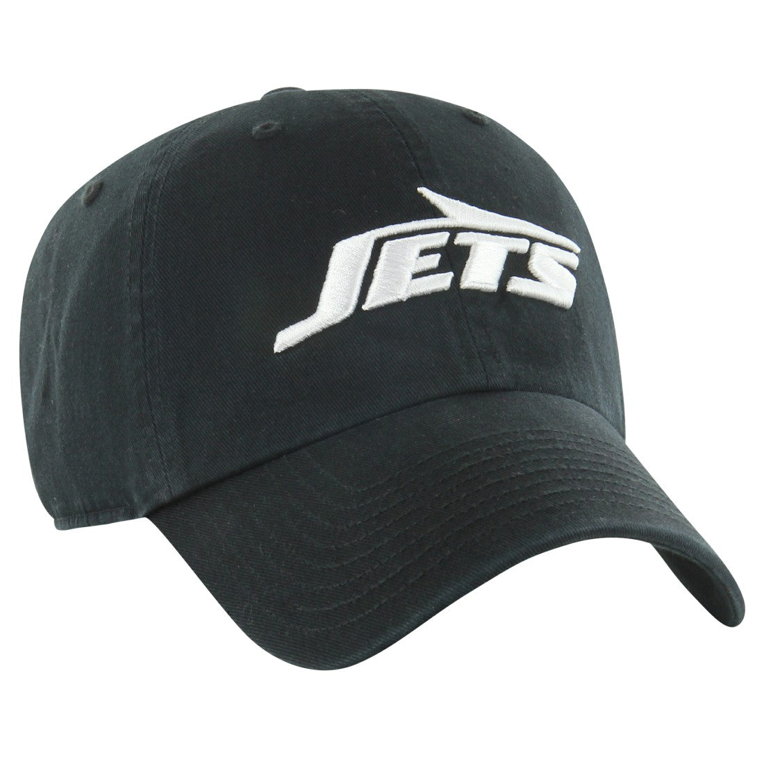 New York Jets '47 Clean Up Tonal Adjustable Hat Black | 47 brand