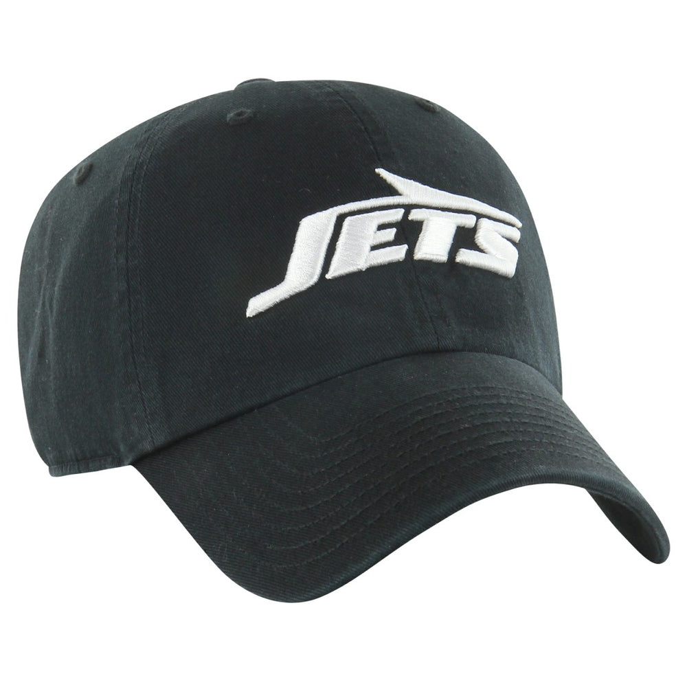 New York Jets '47 Clean Up Tonal Adjustable Hat Black | 47 brand