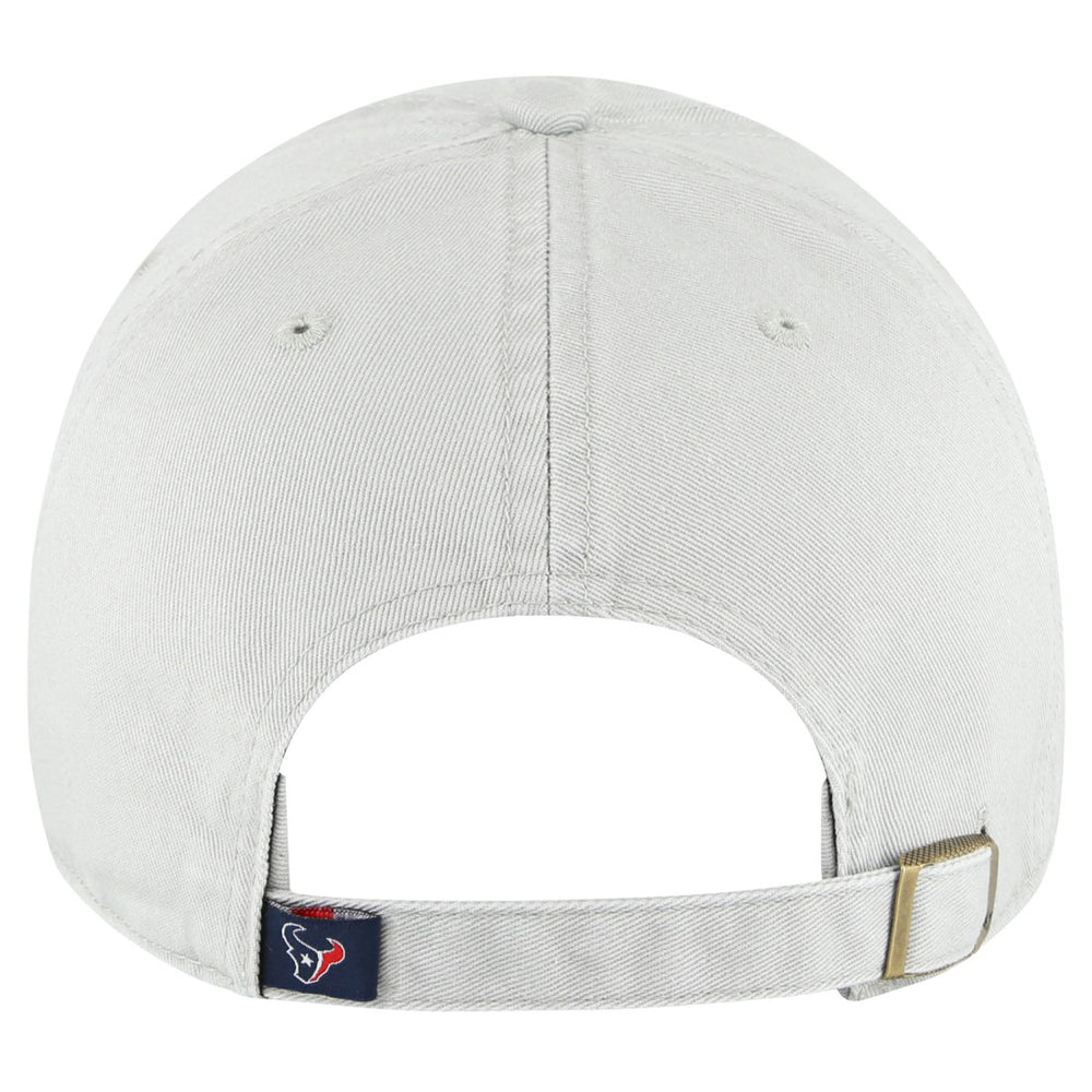 Houston Texans '47 Team Clean Up Adjustable Hat Gray | 47 brand