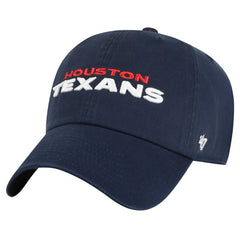 Houston Texans '47 Clean Up Team Script Adjustable Hat Navy | 47 brand