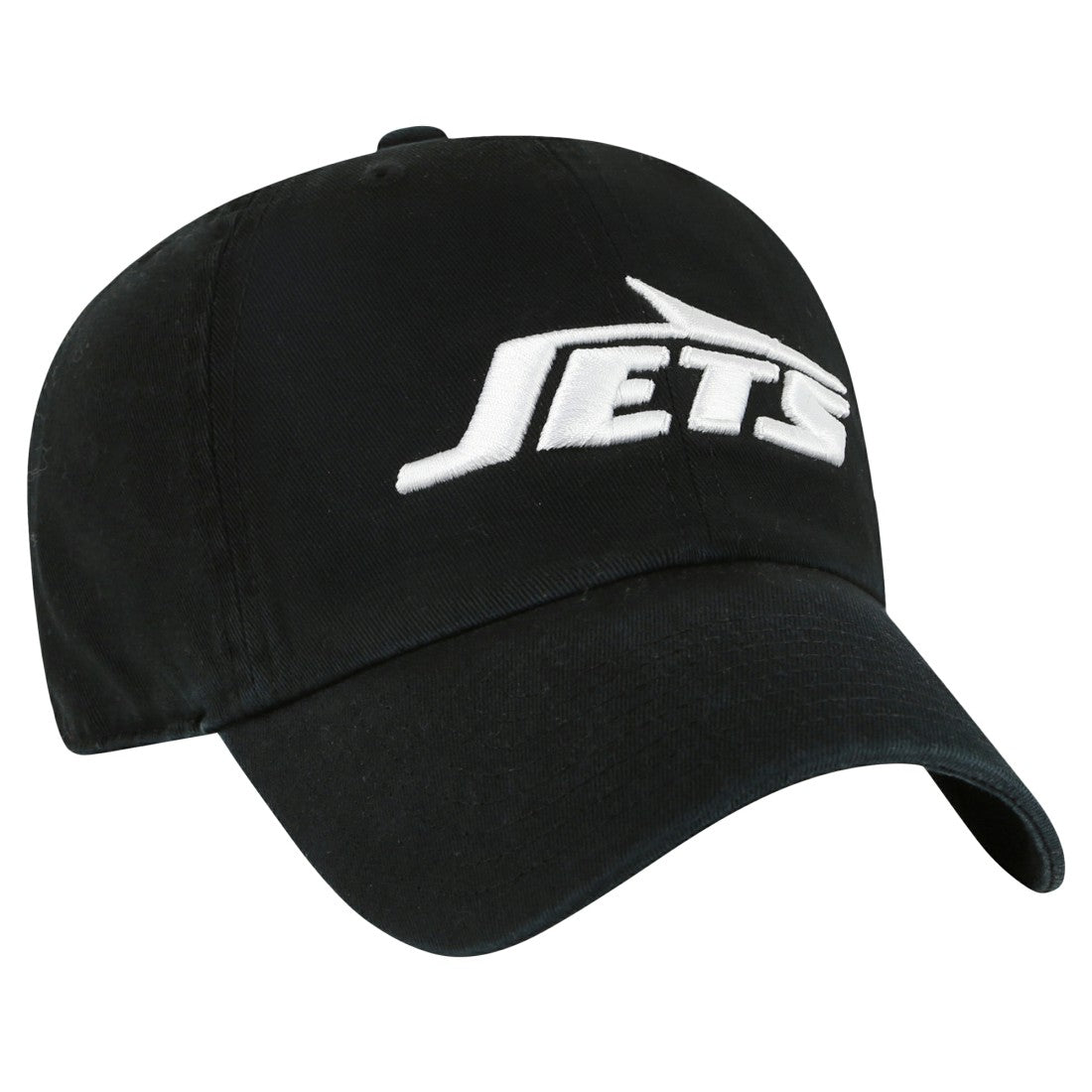 New York Jets '47 Clean Up Team Script Adjustable Hat Black | 47 brand