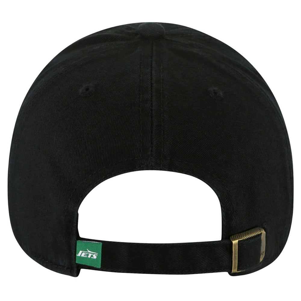 New York Jets '47 Clean Up Team Script Adjustable Hat Black | 47 brand