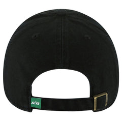 New York Jets '47 Clean Up Team Script Adjustable Hat Black | 47 brand