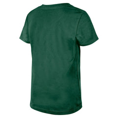 New York Jets New Era Girls Youth Flip Sequin V-Neck T-Shirt Green | NFL