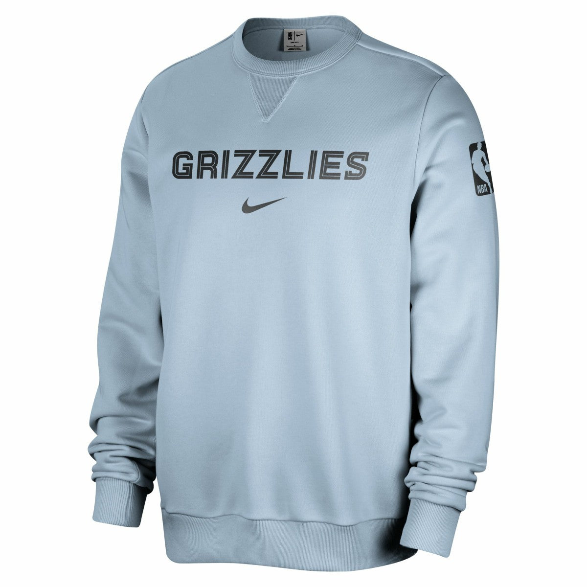 Memphis Grizzlies Courtside Standard Issue Performance Pullover Sweatshirt Light Blue - NBA