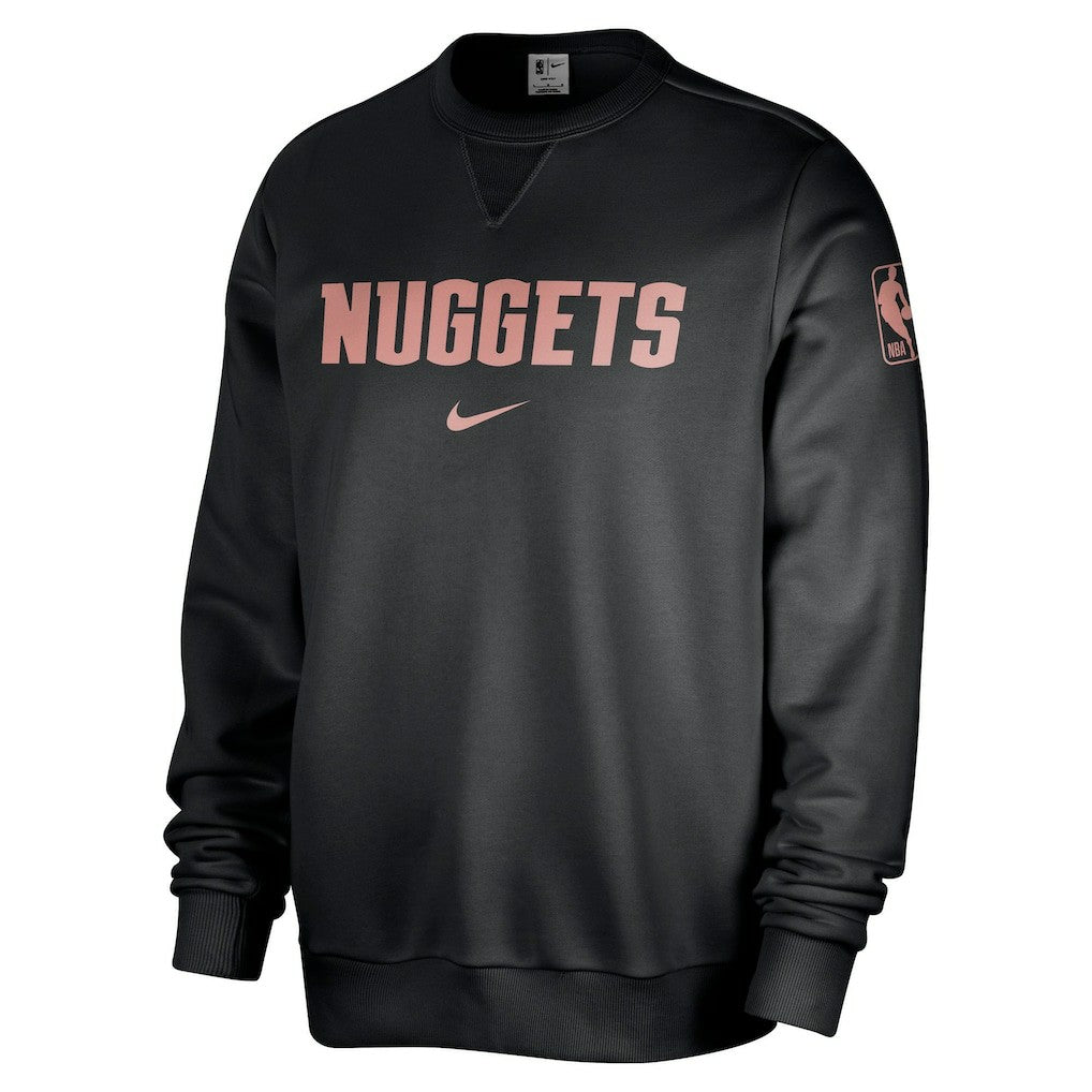 Denver Nuggets Courtside Standard Issue Performance Pullover Sweatshirt Black - NBA