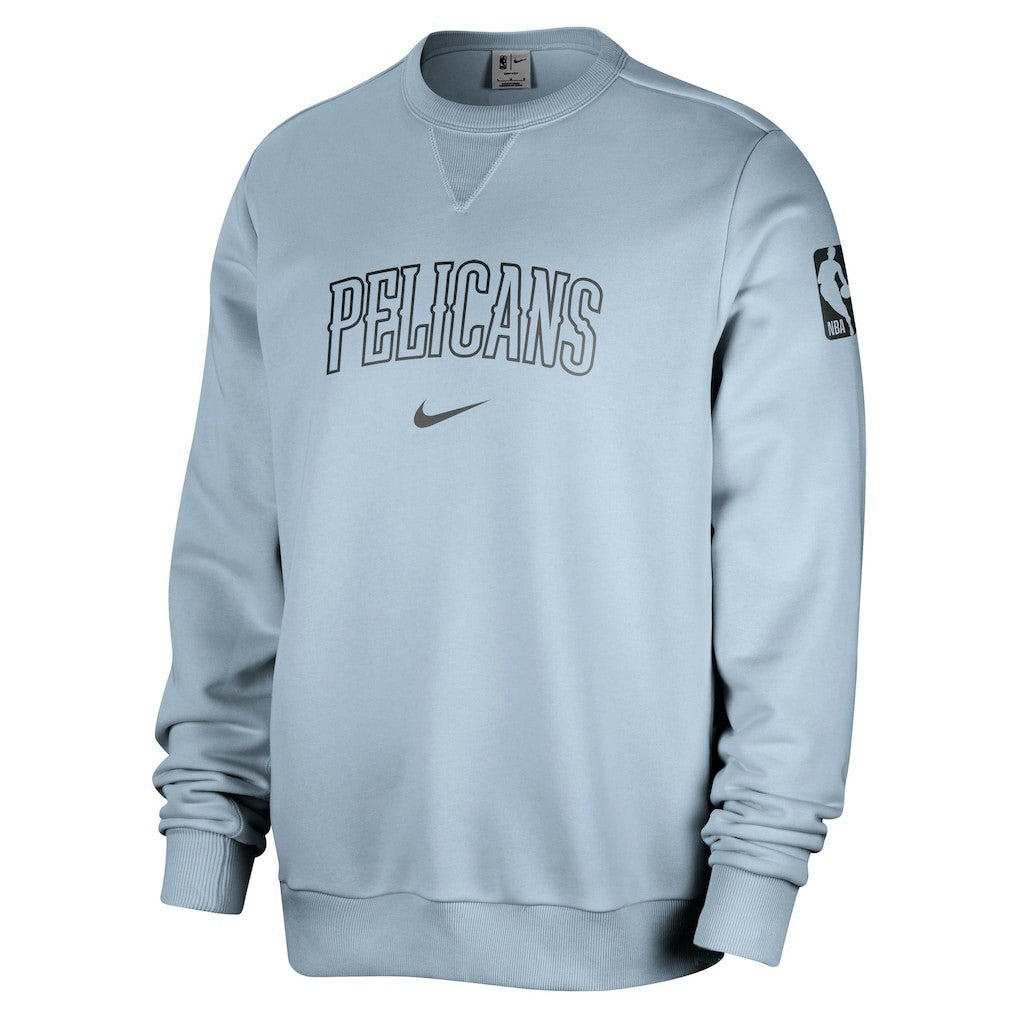 New Orleans Pelicans Courtside Standard Issue Performance Pullover Sweatshirt Light Blue - NBA