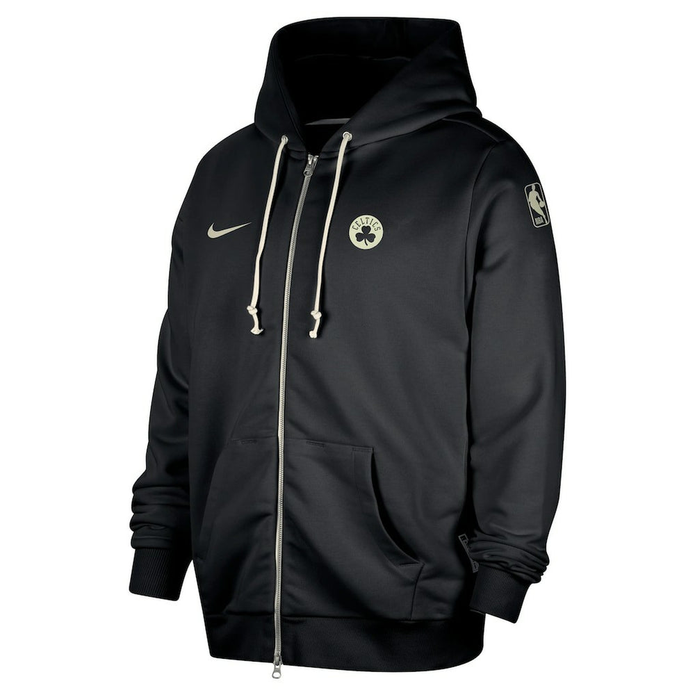 Boston Celtics Authentic Standard Issue Full-Zip Hoodie Jacket Black - NBA