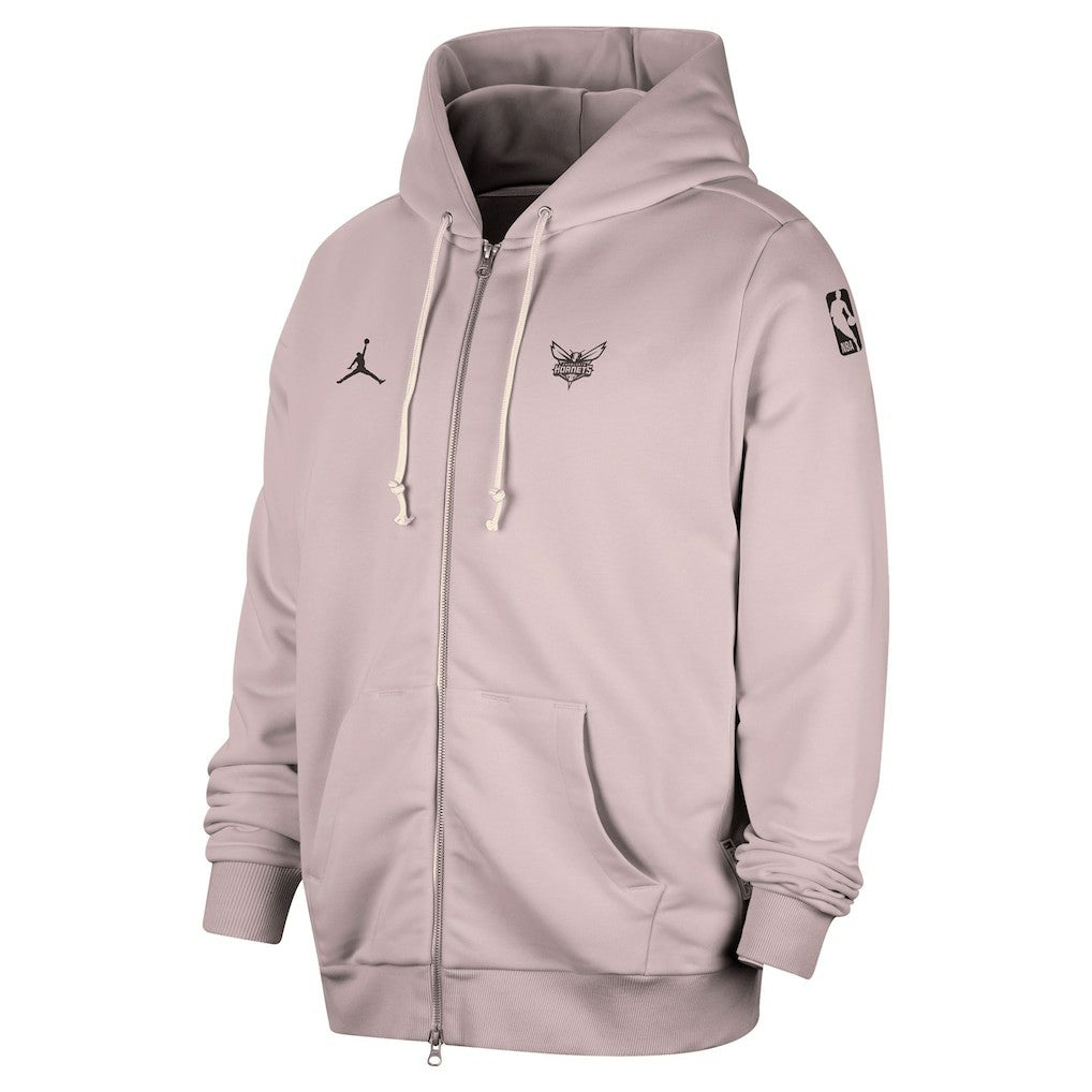 Charlotte Hornets Jordan Brand Authentic Standard Issue Full-Zip Hoodie Jacket Light Purple - NBA