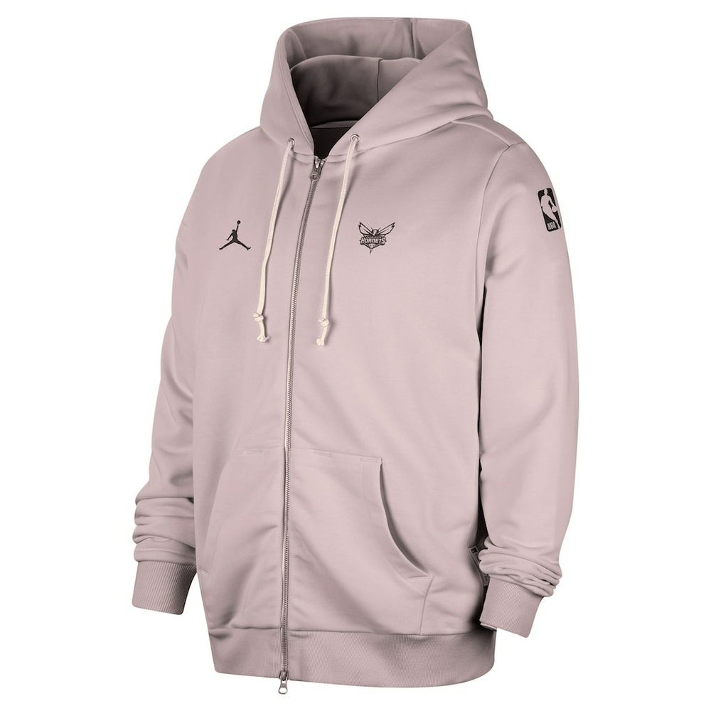 Charlotte Hornets Jordan Brand Authentic Standard Issue Full-Zip Hoodie Jacket Light Purple - NBA