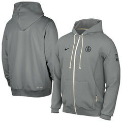 Brooklyn Nets Authentic Standard Issue Full-Zip Hoodie Jacket Gray - NBA