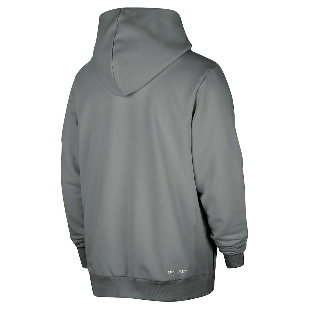 Brooklyn Nets Authentic Standard Issue Full-Zip Hoodie Jacket Gray - NBA