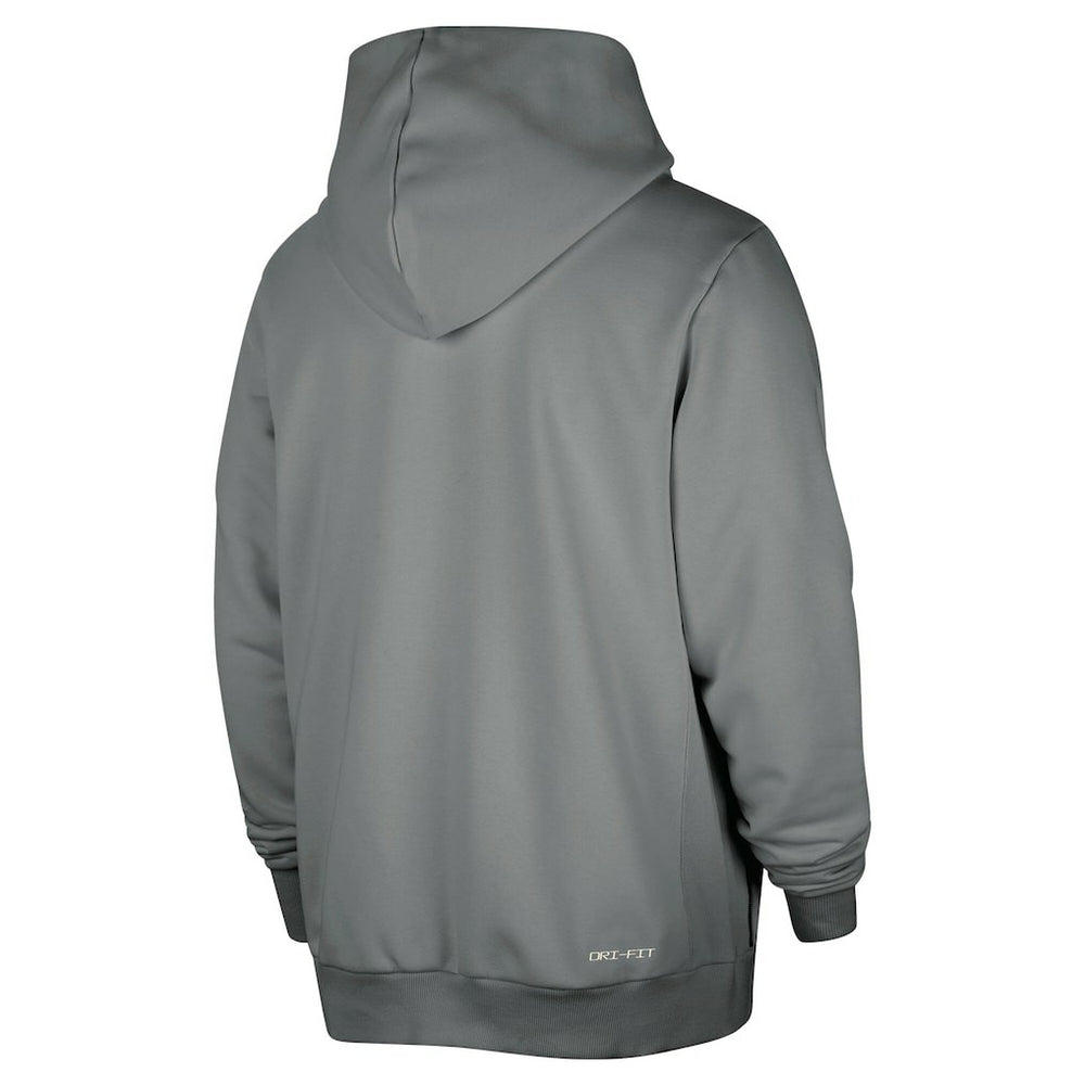 Brooklyn Nets Authentic Standard Issue Full-Zip Hoodie Jacket Gray - NBA