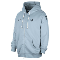 Memphis Grizzlies Authentic Standard Issue Full-Zip Hoodie Jacket Light Blue - NBA