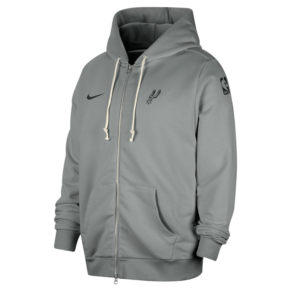 San Antonio Spurs Authentic Standard Issue Full-Zip Hoodie Jacket Gray - NBA