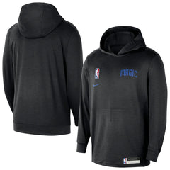 Orlando Magic 2024/25 On-Court Authentic Practice Yoga Restore Lightweight Pullover Hoodie Black - NBA