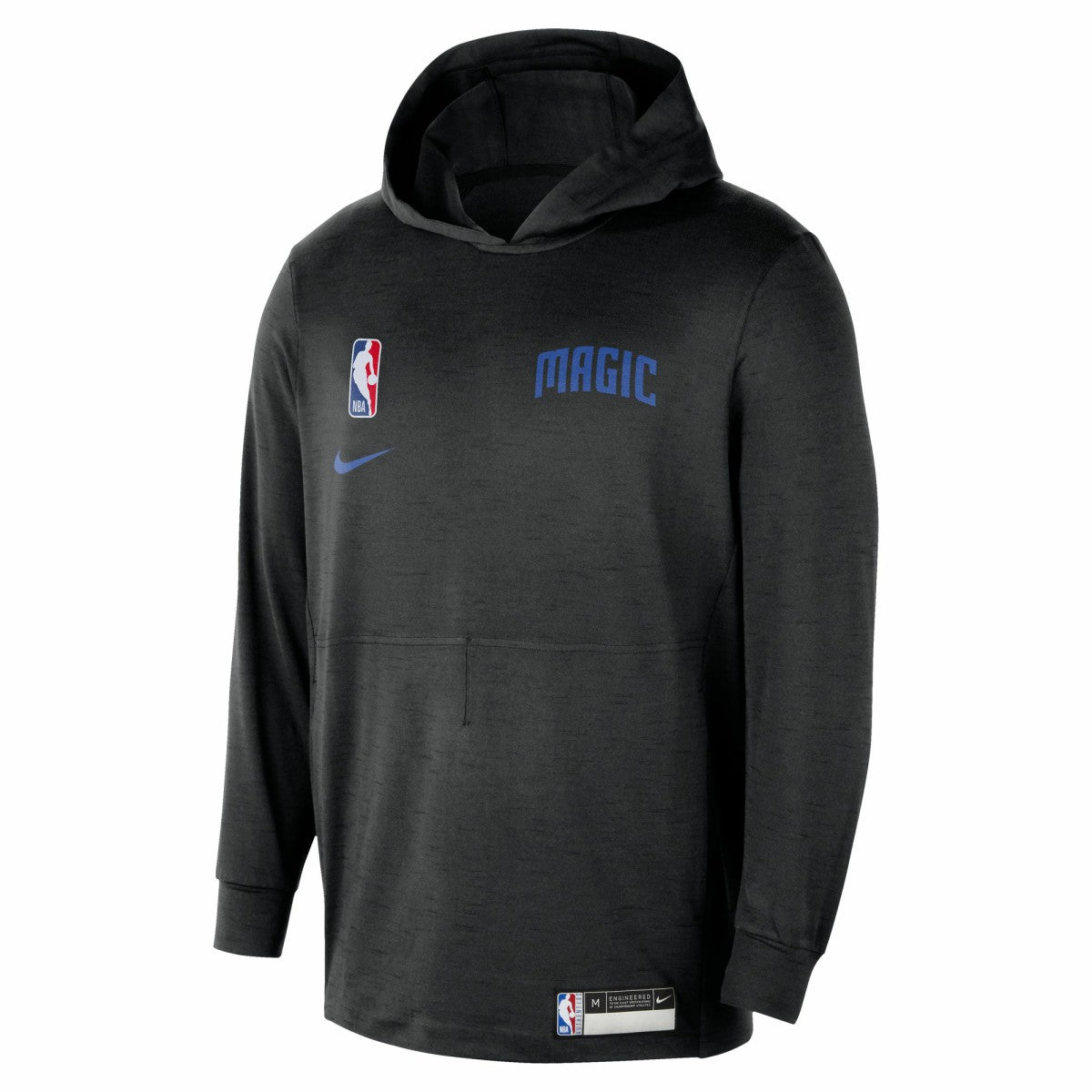 Orlando Magic 2024/25 On-Court Authentic Practice Yoga Restore Lightweight Pullover Hoodie Black - NBA