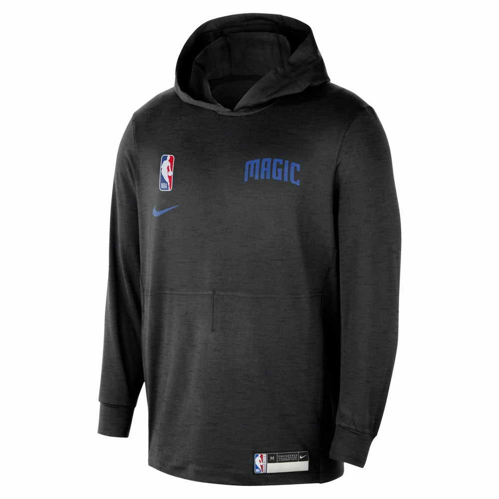 Orlando Magic 2024/25 On-Court Authentic Practice Yoga Restore Lightweight Pullover Hoodie Black - NBA