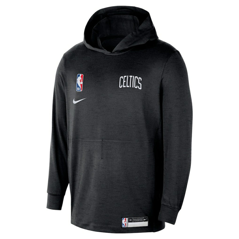 Boston Celtics 2024/25 On-Court Authentic Practice Yoga Restore Lightweight Pullover Hoodie Black - NBA