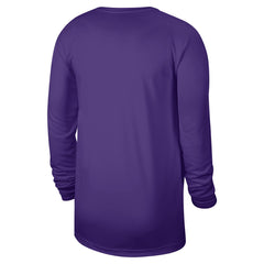 Sacramento Kings 2024/25 Legend On-Court Practice Long Sleeve T-Shirt Purple - NBA