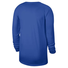 Dallas Mavericks 2024/25 Legend On-Court Practice Long Sleeve T-Shirt Blue - NBA