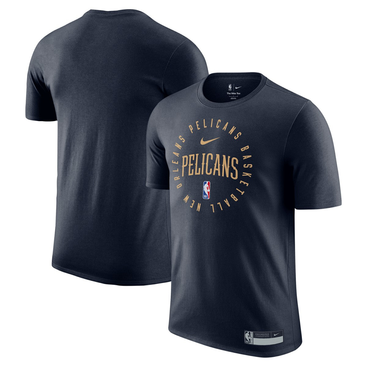 New Orleans Pelicans 2024/25 Legend On-Court Practice Performance T-Shirt Navy - NBA