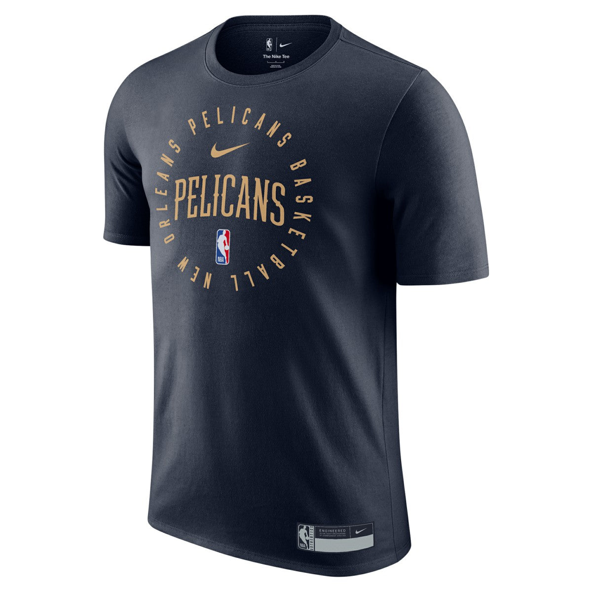 New Orleans Pelicans 2024/25 Legend On-Court Practice Performance T-Shirt Navy - NBA