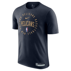 New Orleans Pelicans 2024/25 Legend On-Court Practice Performance T-Shirt Navy - NBA