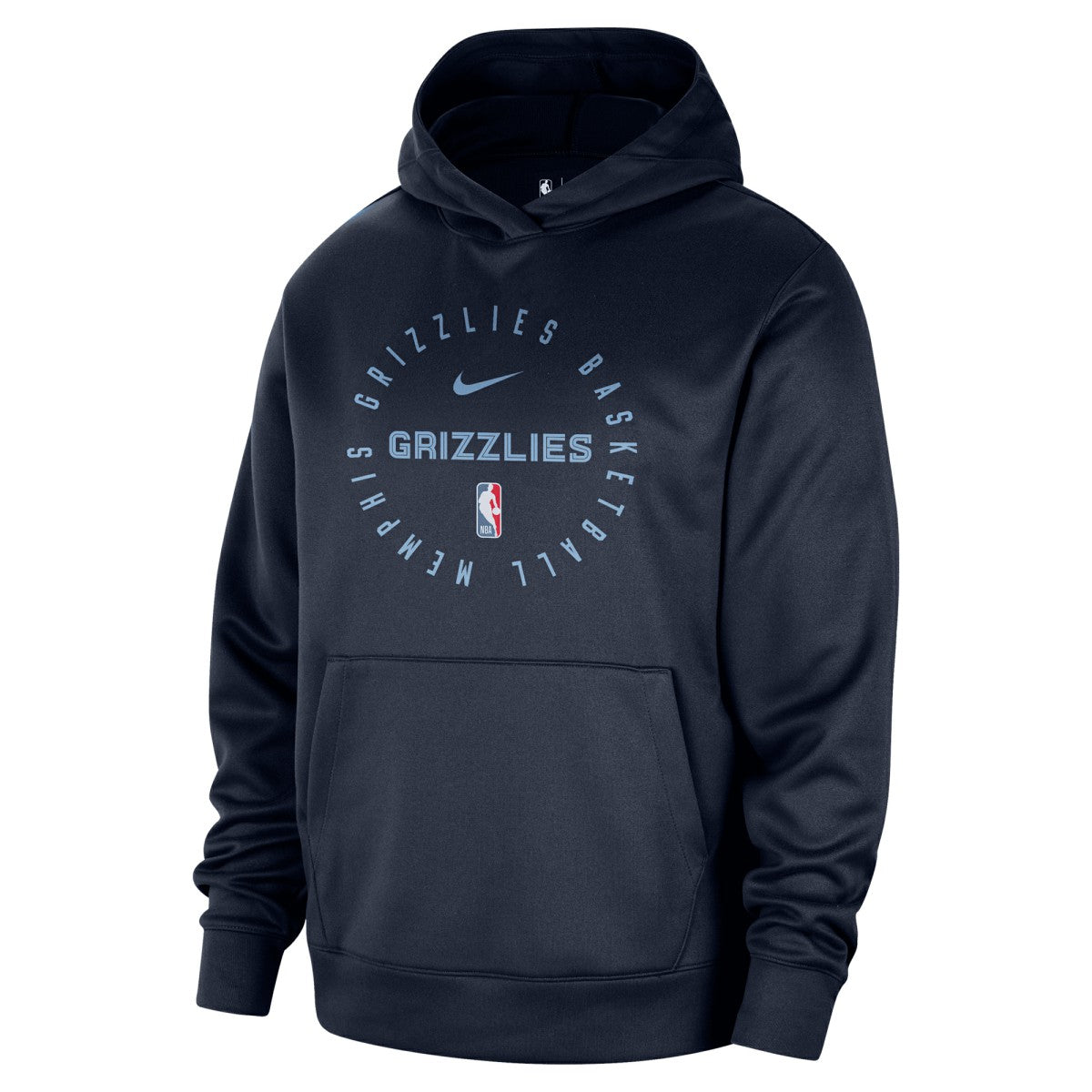 Memphis Grizzlies 2024/25 Spotlight On-Court Practice Performance Pullover Hoodie Navy - NBA