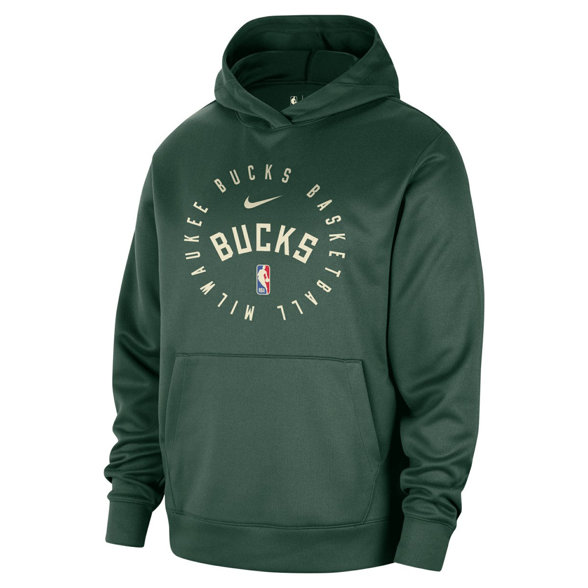 Milwaukee Bucks 2024/25 Spotlight On-Court Practice Performance Pullover Hoodie Hunter Green - NBA