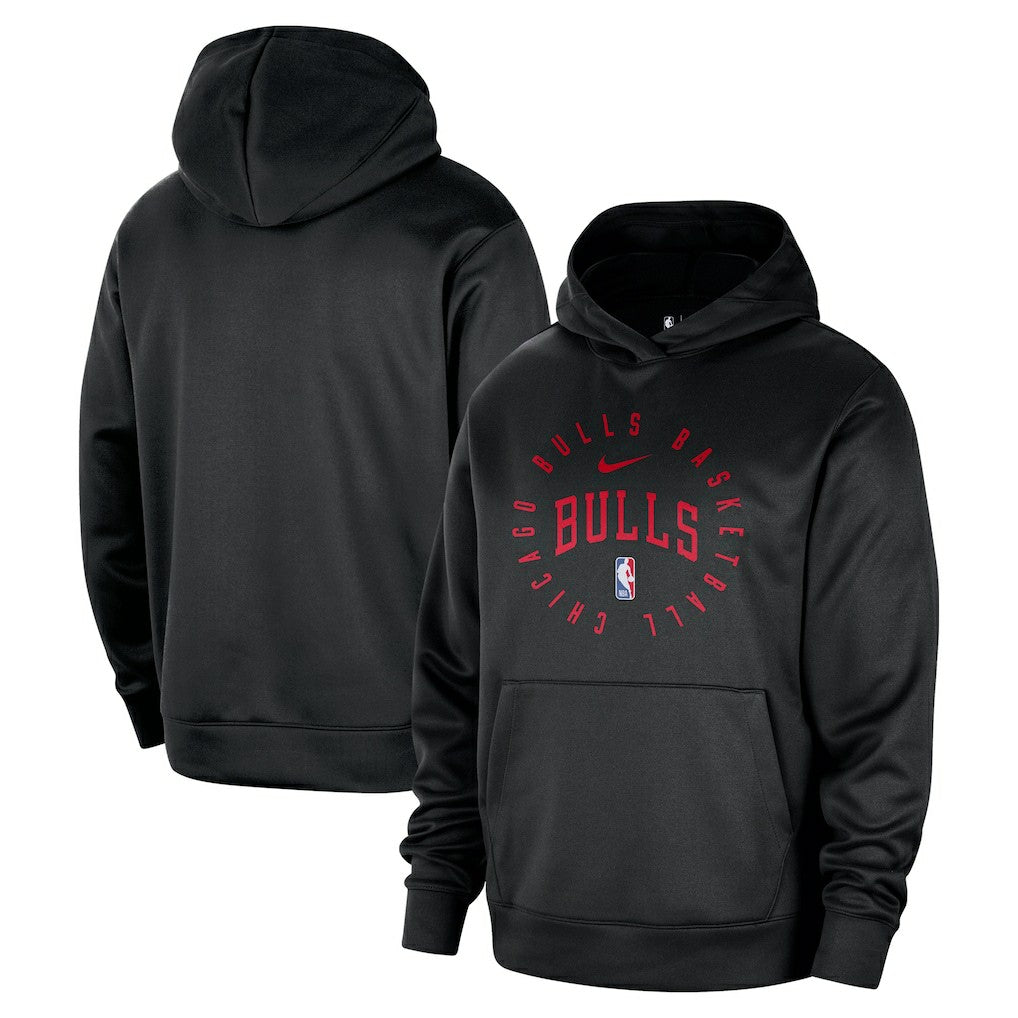 Chicago Bulls 2024/25 Spotlight On-Court Practice Performance Pullover Hoodie Black - NBA