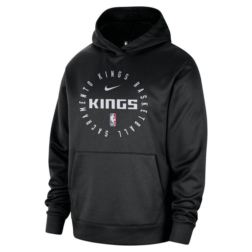 Sacramento Kings 2024/25 Spotlight On-Court Practice Performance Pullover Hoodie Black - NBA