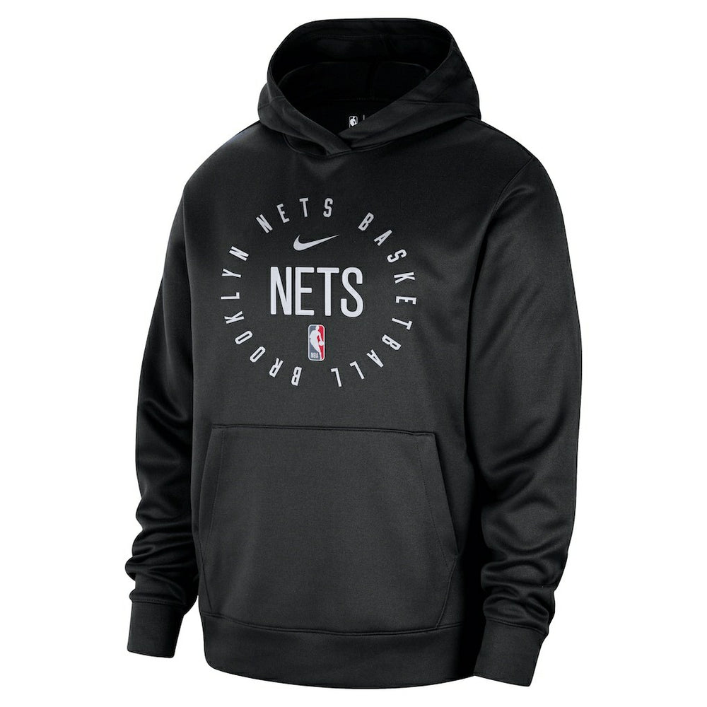 Brooklyn Nets 2024/25 Spotlight On-Court Practice Performance Pullover Hoodie Black - NBA